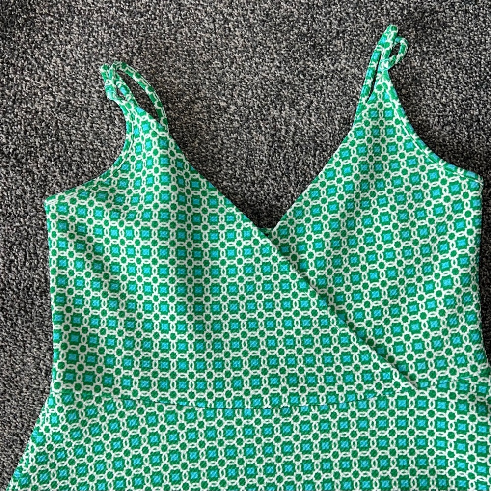 Aeropostale Green and Blue Mini Dress - Picture 2 of 11